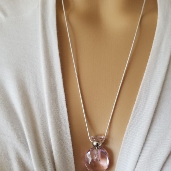 Pendant Crystal perfume holder . - Picture 3 of 8